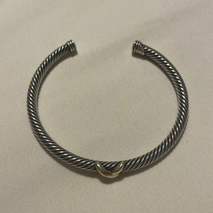 100% Authentic David Yurman X Cable Bracelet